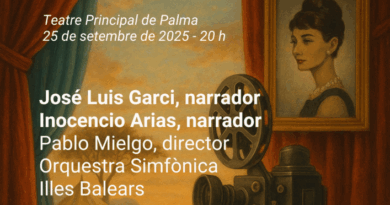 La Simfònica de les Illes Balears porta la màgia del cinema al Principal amb Garci i Arias