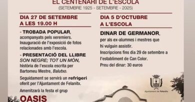 Felanitx celebra el centenari de l’Escola de Son Negre