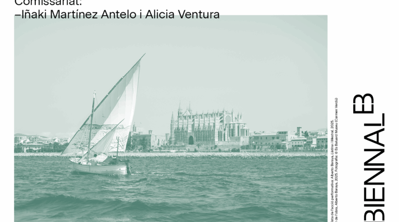 Alberto Baraya transforma un llaüt en llenç amb Llatina i Mestral al Museu de la Mar