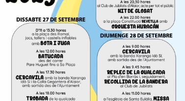 Alaior celebra la Festa des Caixers 2025 amb tres dies d’activitats, música i tradició