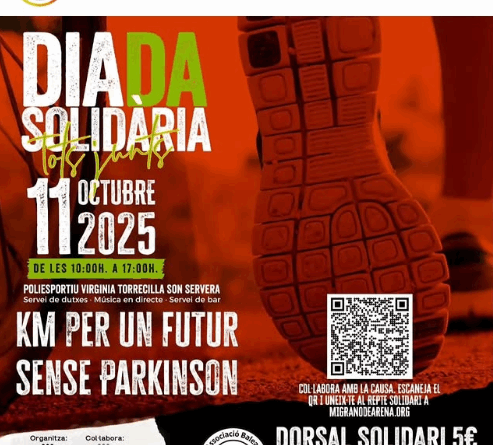 Son Servera celebra el Dia Solidari amb la cursa “Km per un futur sense Parkinson”