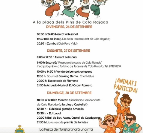 Cala Rajada celebra les Festes del Turista amb mercats, música i activitats per a tots els públics