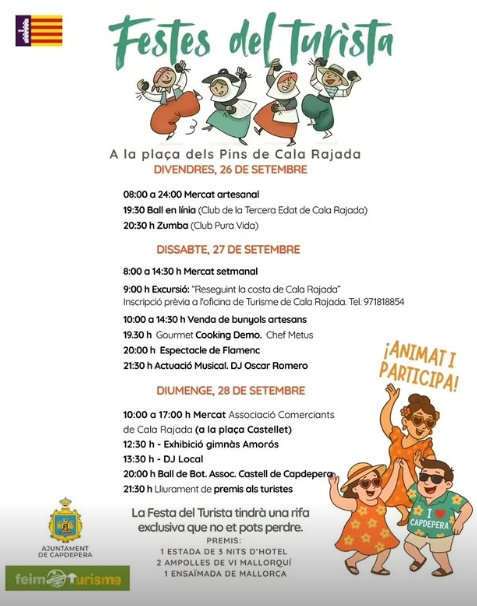 Cala Rajada celebra les Festes del Turista amb mercats, música i activitats per a tots els públics