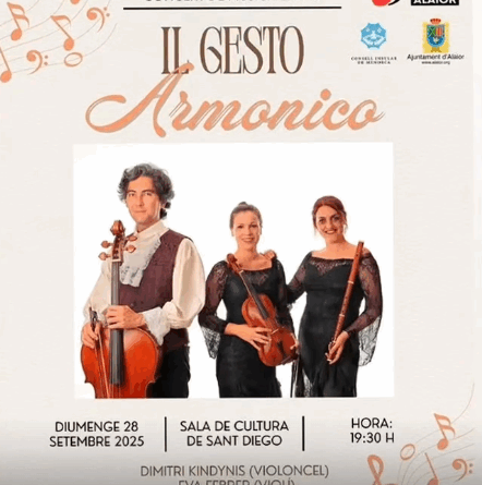 “Il Gesto Armonico” porta la música antiga a Alaior amb un concert gratuït