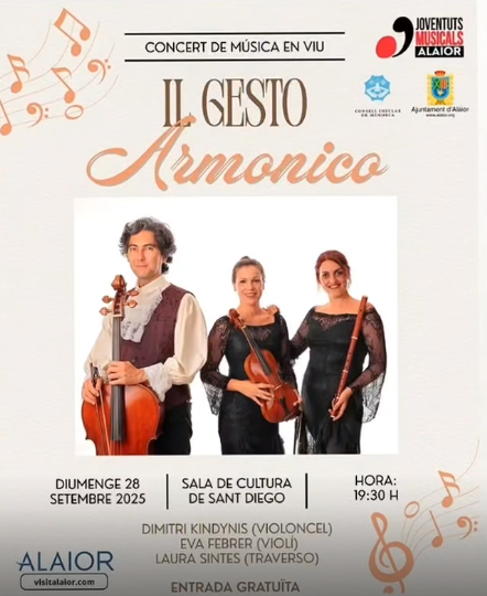 “Il Gesto Armonico” porta la música antiga a Alaior amb un concert gratuït