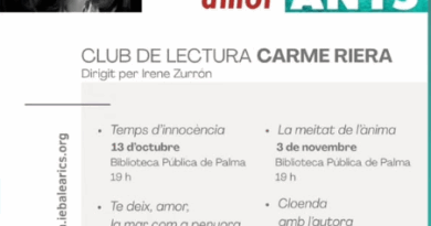 Club de Lectura Carme Riera: 50 anys de Te deix, amor