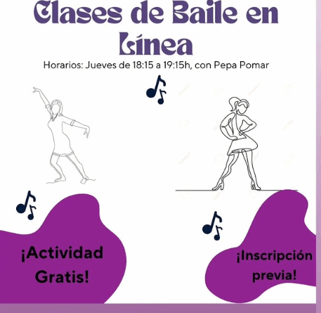 Classes de ball en línia al Casal de les Dones