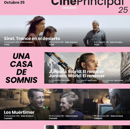l Cine Principal d’Inca presenta la seva programació d’octubre amb cinema d’autor i grans èxits internacionals