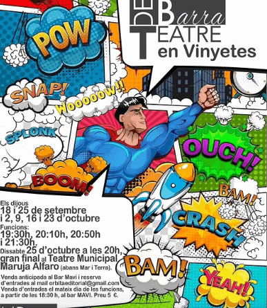 El Teatre de Barra torna amb la seva XXVII edició: “Teatre en Vinyetes”
