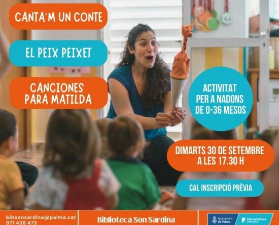 Canta’m un conte!: El peix Peixet arriba a la Biblioteca de Son Sardina