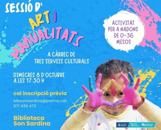 Sessió d’art i manualitats a la Biblioteca de Son Sardina