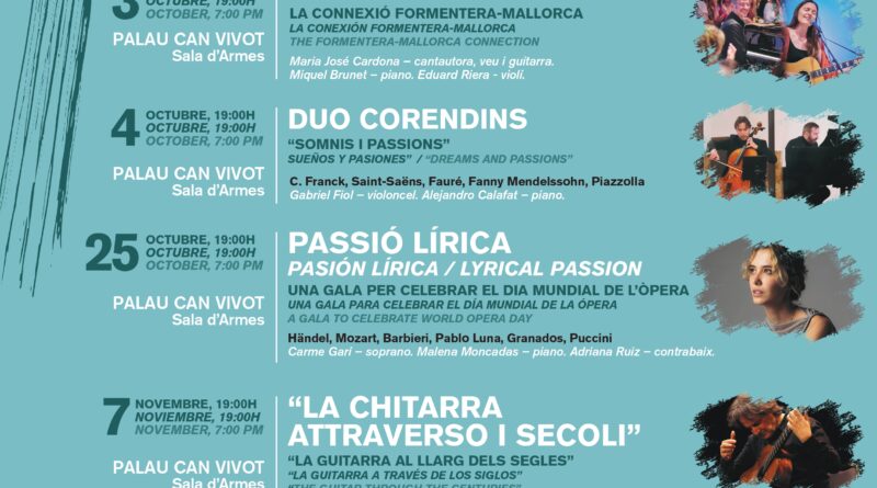 FestMusic 2025 porta la música clàssica al Palau Can Vivot amb cinc concerts únics