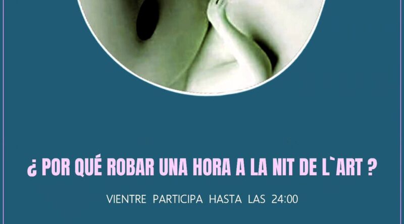 El col·lectiu Vientre presenta l’exposició «Per què robar una hora a la Nit de l’Art?» a Palma