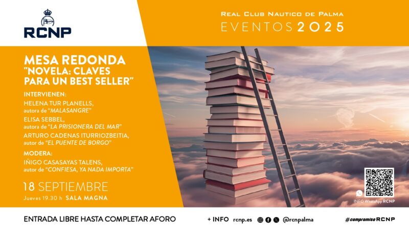El Reial Club Nàutic de Palma acull una taula rodona sobre les claus d’un best seller
