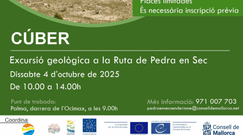 Excursió geològica per la Ruta de Pedra en Sec a Cúber