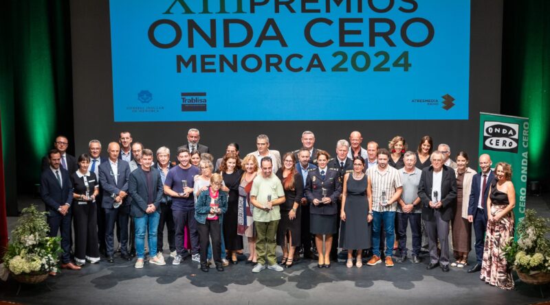XIV Gala de Premis Onda Cero Menorca al Teatre Principal de Maó