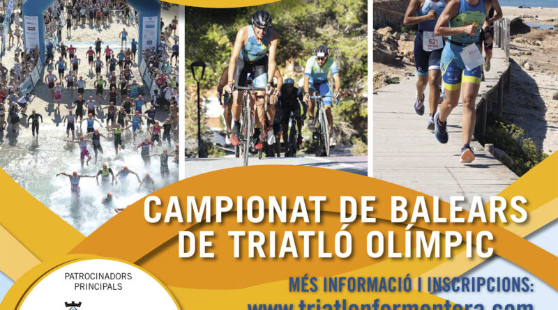 Formentera acull el XI Triatló Illa de Formentera, seu del Campionat de Balears de Triatló Olímpic