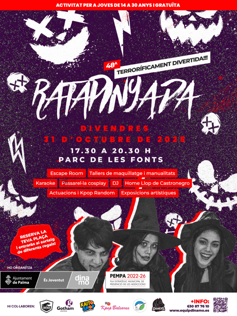 La 48a Ratapinyada torna aquest Halloween amb una edició “terroríficament divertida” per a joves de Palma