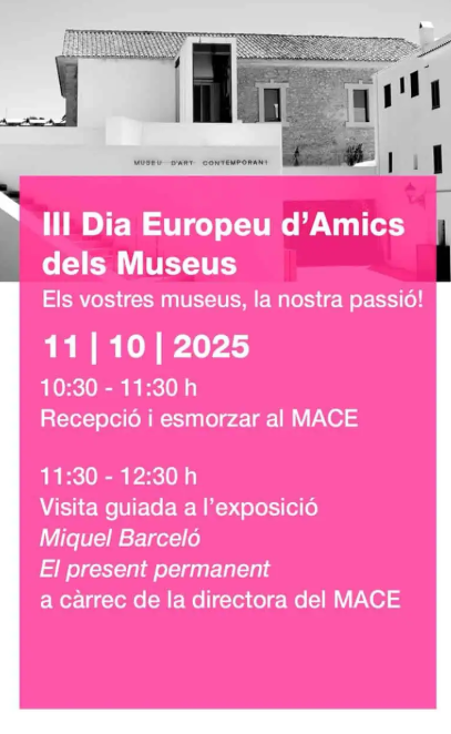 III Día Europeo de los Amigos de los Museos en el MACE: desayuno y visita guiada con la directora