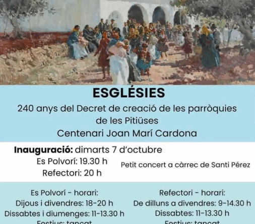 “Esglésies”: 240 años de historia parroquial en las Pitiusas y homenaje a Joan Marí Cardona
