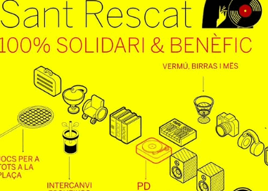El 22è Mercat Sant Rescat omple la plaça Quadrado de solidaritat i bona música