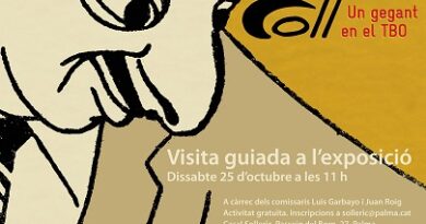 Visita guiada a l’exposició “Coll, un gegant en el TBO” al Casal Solleric