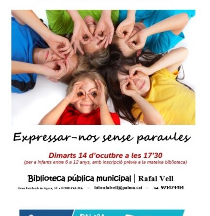“Expressar-nos sense paraules”, una activitat de Cultura Ufana a la Biblioteca del Rafal Vell