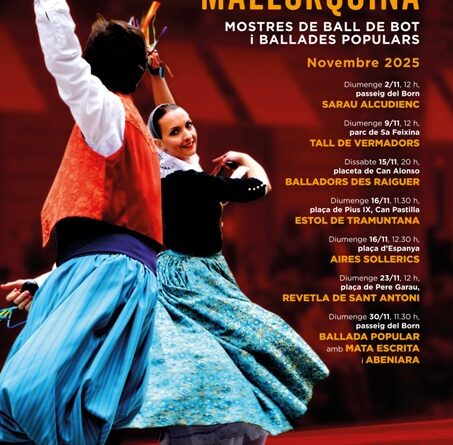 Palma celebra el novembre amb les Mostres de Ball de Bot i ballades populars pels carrers de la ciutat