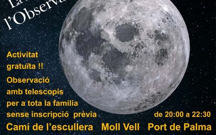 La Nit Internacional de l’Observació de la Lluna arriba a Palma