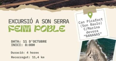 Excursió a Son Serra: natura i patrimoni en un recorregut de 11,4 km