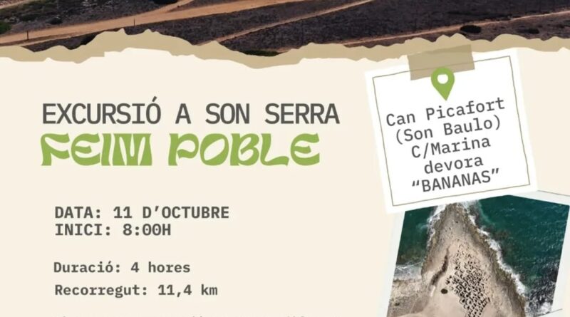 Excursió a Son Serra: natura i patrimoni en un recorregut de 11,4 km