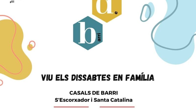 Els Casals de Barri de Palma obren els dissabtes amb tallers familiars