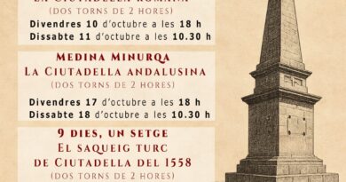 El rastre de la història: rutes comentades pel centre històric de Ciutadella