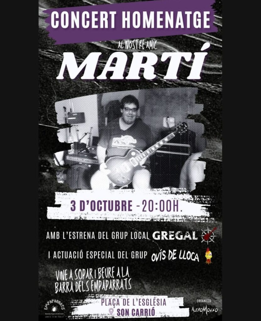 Concert homenatge a Martí a la plaça de l’Església de Son Carrió
