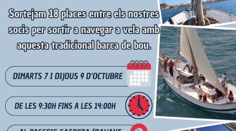El GOB sorteja 18 places per navegar amb la balear
