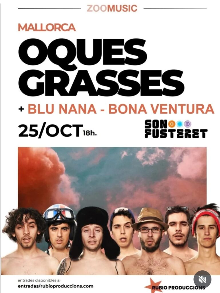 Oques Grasses torna a Mallorca el 25 d’octubre amb la seva nova gira