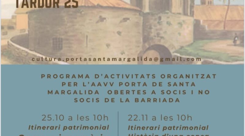 La Asociación de Vecinos Porta de Santa Margalida presenta su programa de actividades culturales de otoño