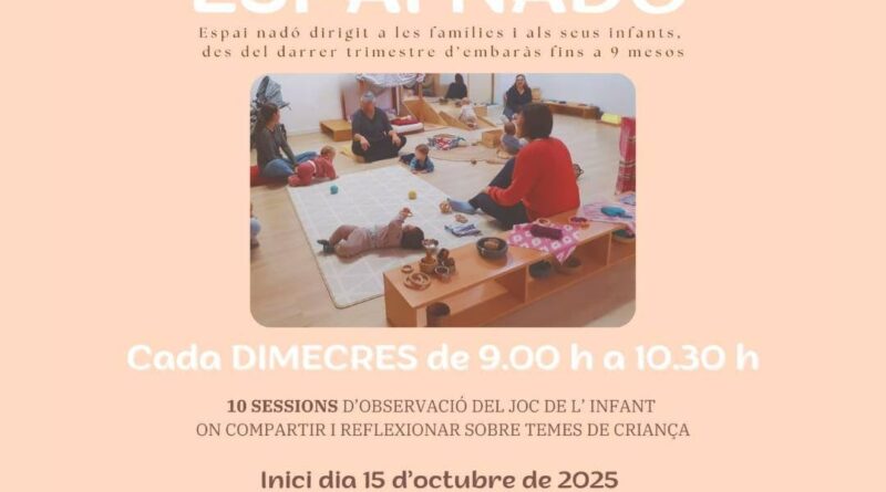 Manacor posa en marxa el programa “Espai Nadó” per a famílies amb infants de fins a 9 mesos