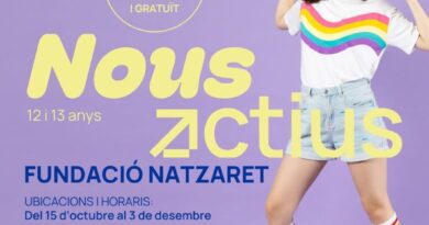 La Fundació Natzaret impulsa el programa “Nous Actius” per a joves de 12 i 13 anys