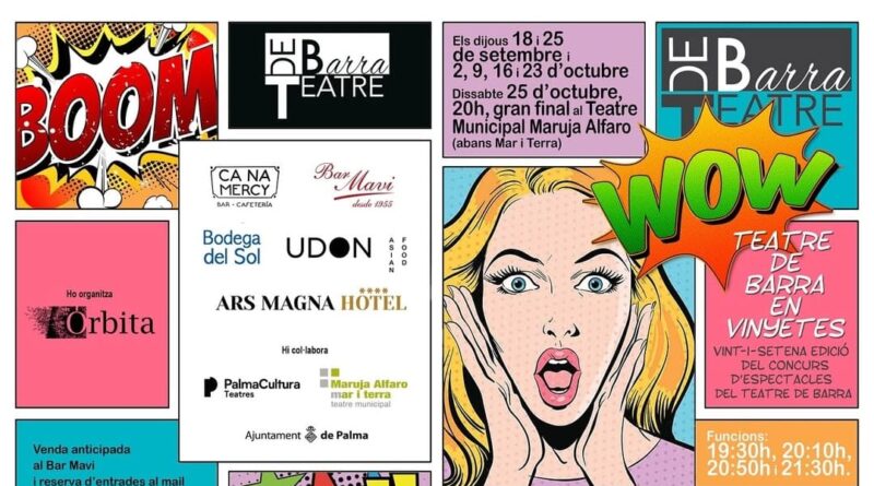 El Teatre de Barra torna a Blanquerna amb la 27a edició: “Teatre de Barra en Vinyetes”