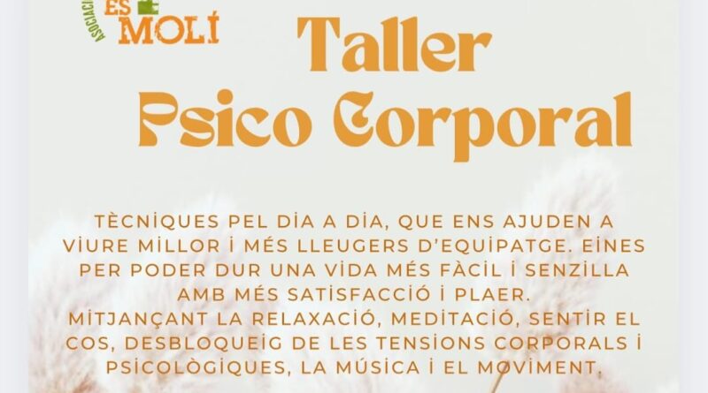 L’Associació de Veïns Es Molí ofereix noves places per al Taller Psico Corporal