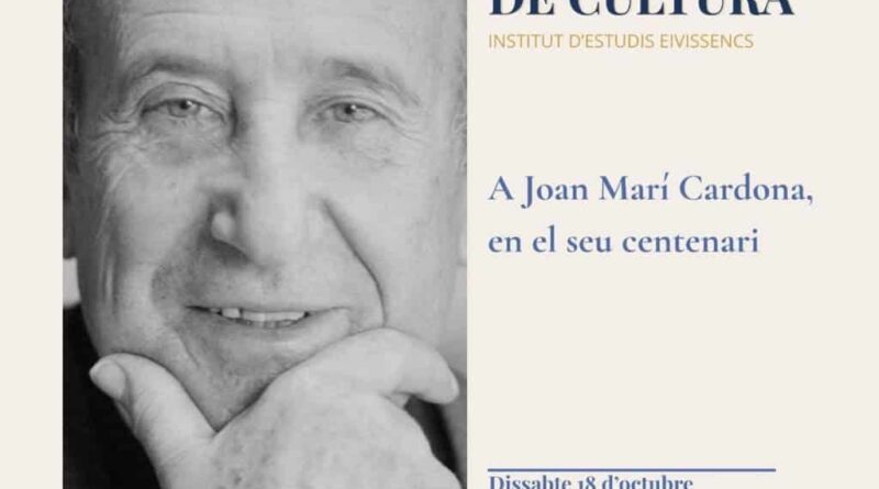 El 51è Curs Eivissenc de Cultura de l’IEE aborda la figura de Joan Marí Cardona