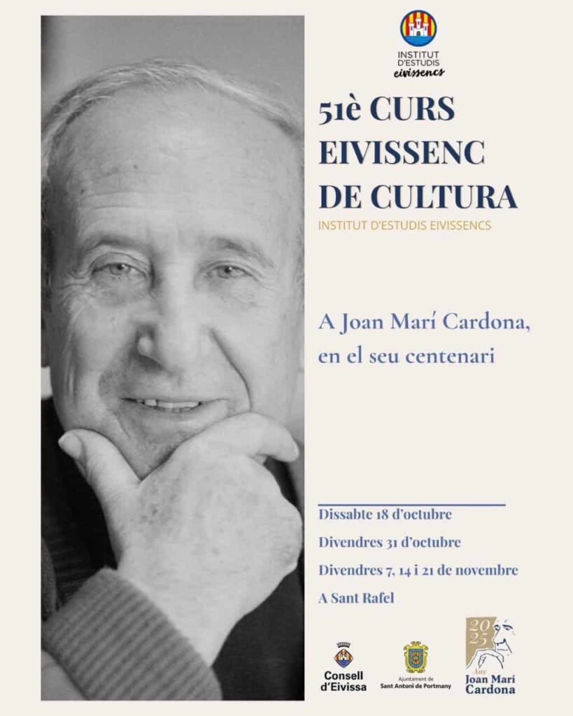 l Institut d’Estudis Eivissencs dedica el 51è Curs Eivissenc de Cultura a Joan Marí Cardona en el centenari del seu naixement