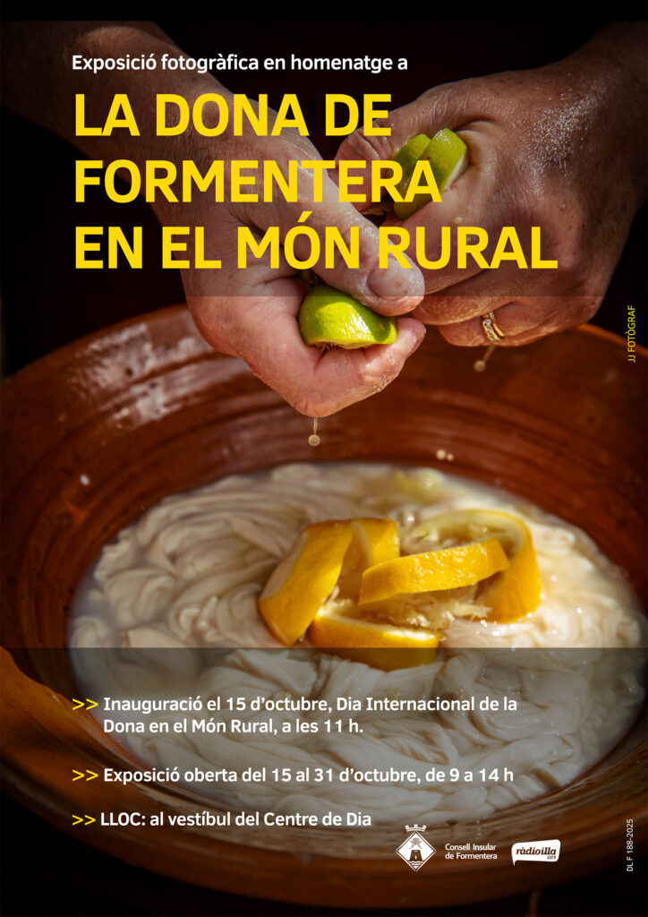 Formentera inaugura la exposición “La dona de Formentera en el món rural” en el Día Internacional de la Mujer Rural