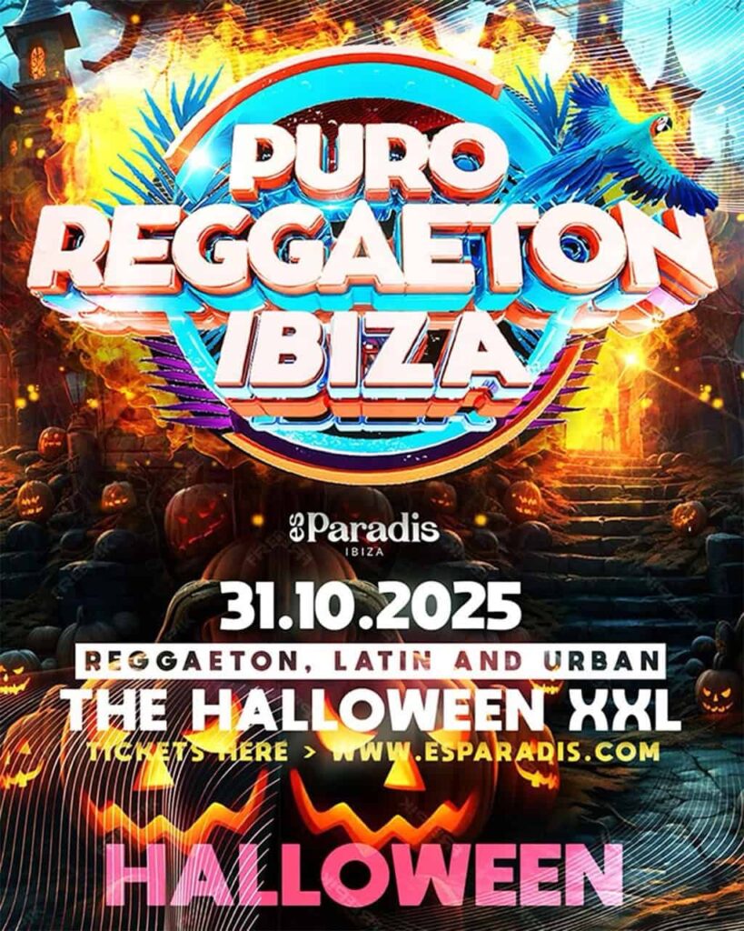 Halloween XXL amb Puro Reggaeton a Es Paradis Eivissa