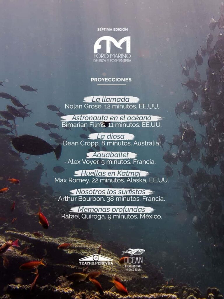 El Ocean Film Festival arriba al Teatre Pereyra dins el VII Fòrum Marí d’Eivissa i Formentera