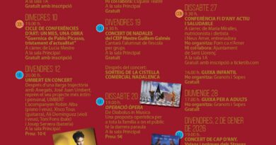 Programació cultural de desembre a Espai 36