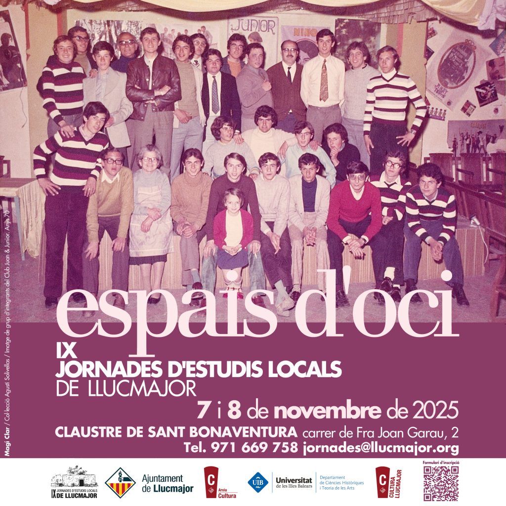 Llucmajor celebra les IX Jornades d’Estudis Locals amb una vintena de comunicacions i una conferència dedicada al cinema