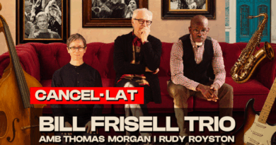 Es cancel·la el concert de Bill Frisell Trio al Jazz Voyeur Festival