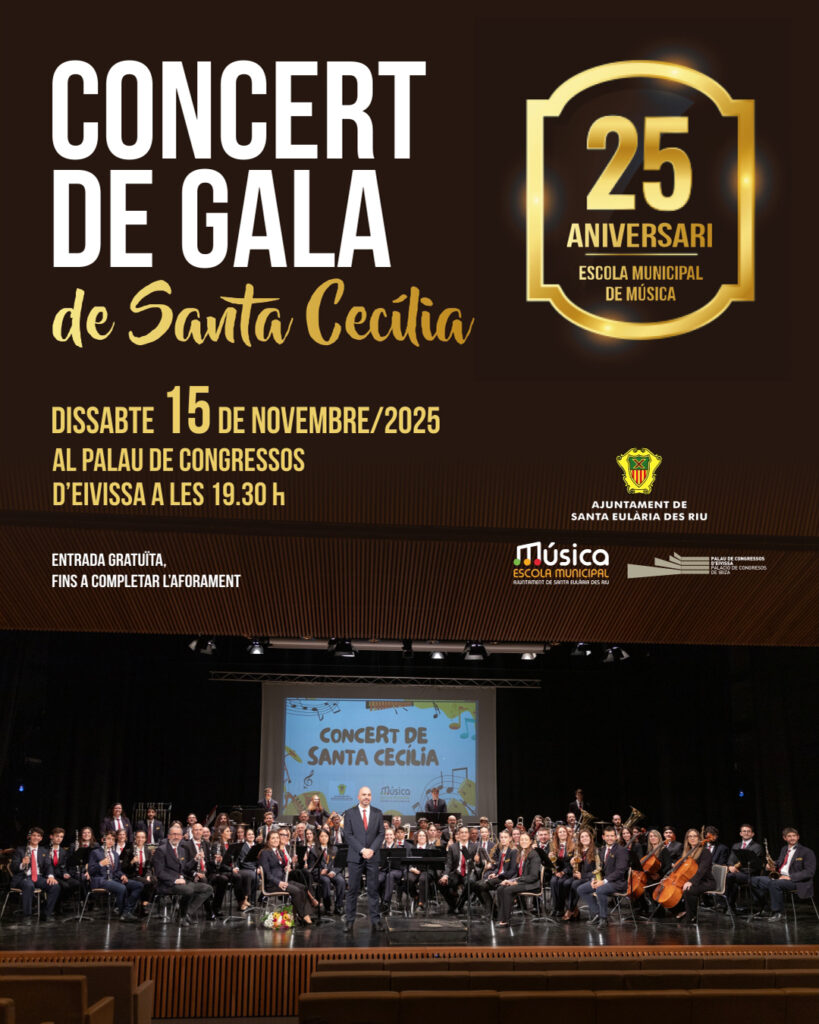 Santa Eulària celebra el 25è aniversari de la seva Escola Municipal de Música amb un concert al Palau de Congressos